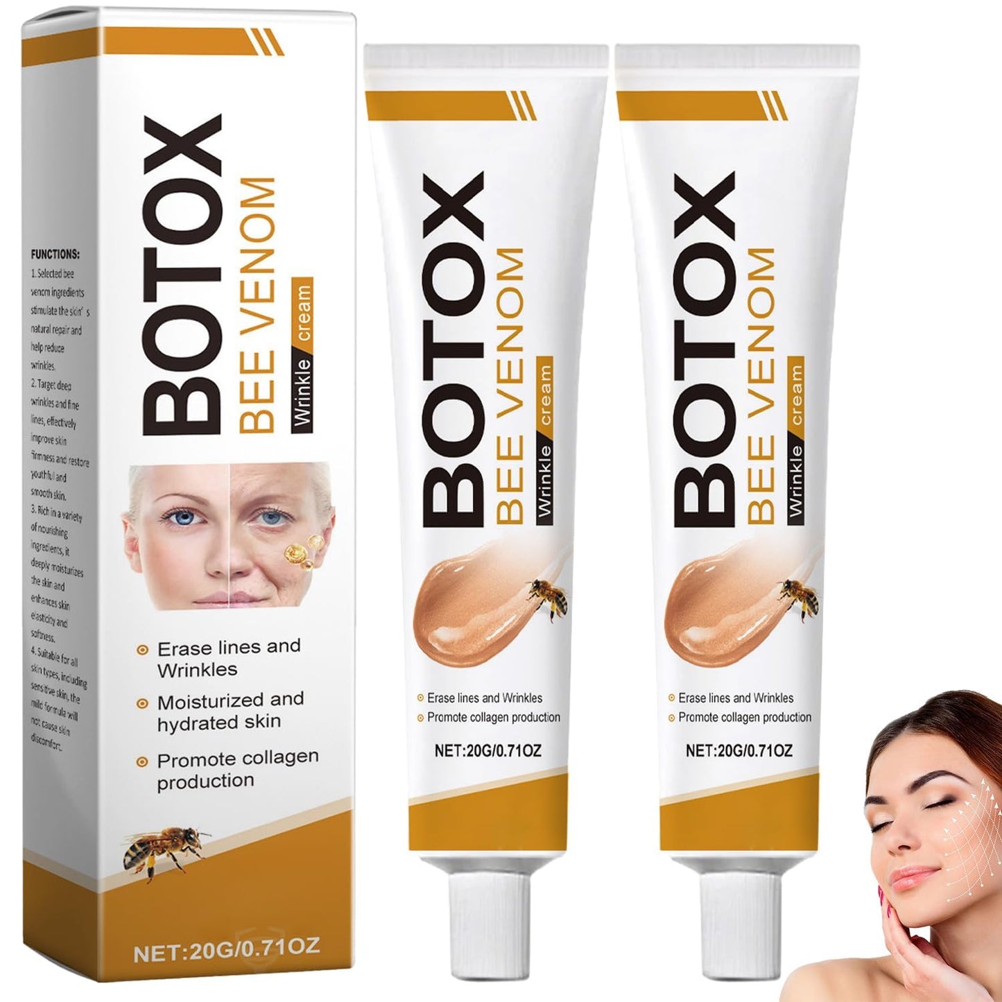 Bee Peptide Anti-aging Botox Anti-Wrinkle Cream