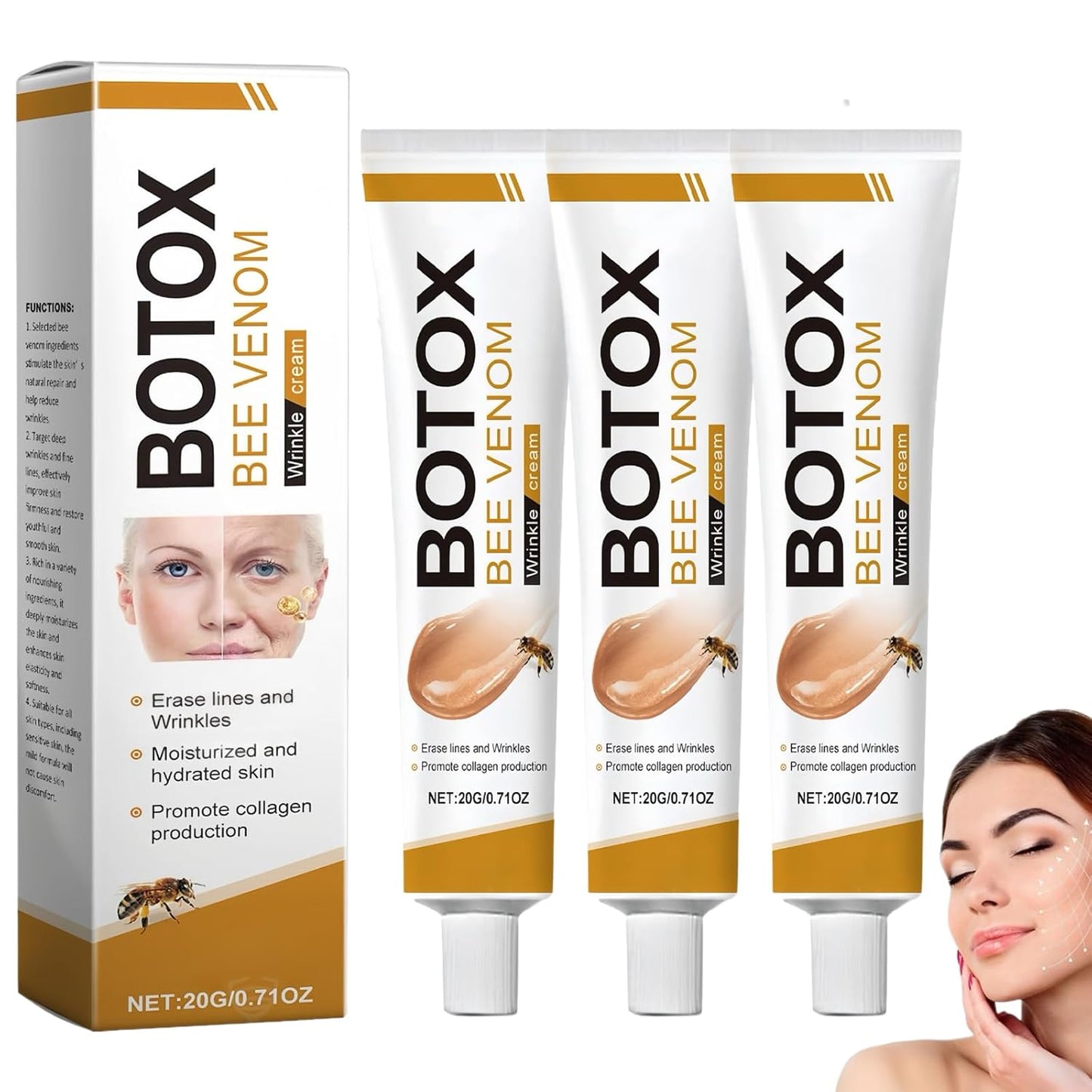 Bee Peptide Anti-aging Botox Anti-Wrinkle Cream